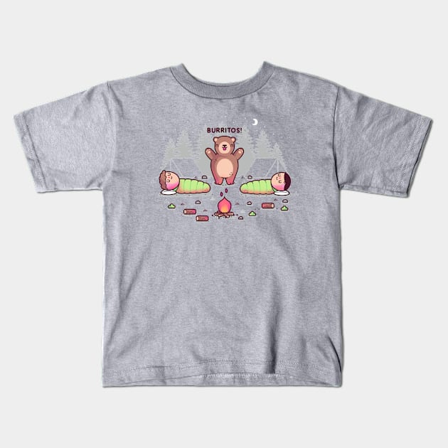 Burritos Kids T-Shirt by Randyotter